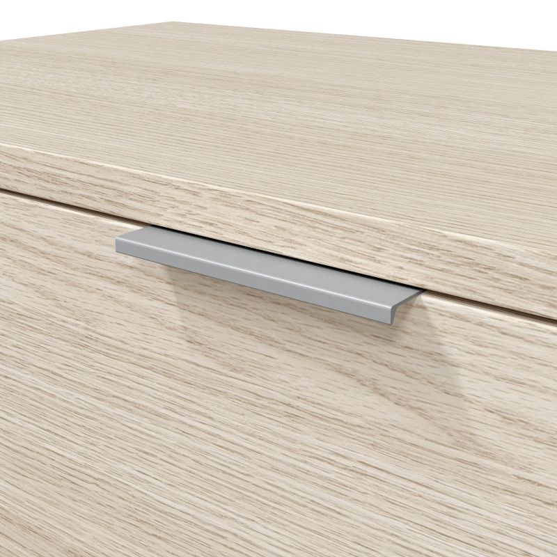 Zapatero Moderno De 3 Puertas Melamina, Roble, 60 X 113 X 22cm_5