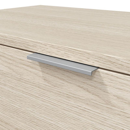 Zapatero Moderno De 3 Puertas Melamina, Roble, 60 X 113 X 22cm_5