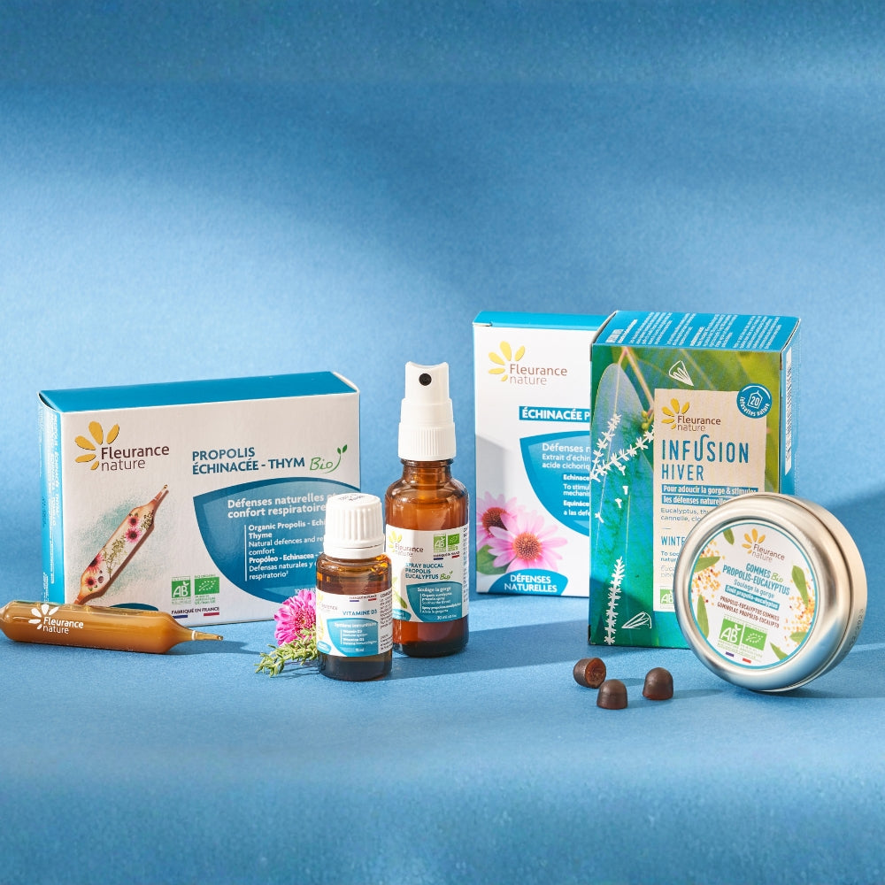 Propóleos Equinácea Tomillo Eco Fleurance Nature 10 Ampollas_3