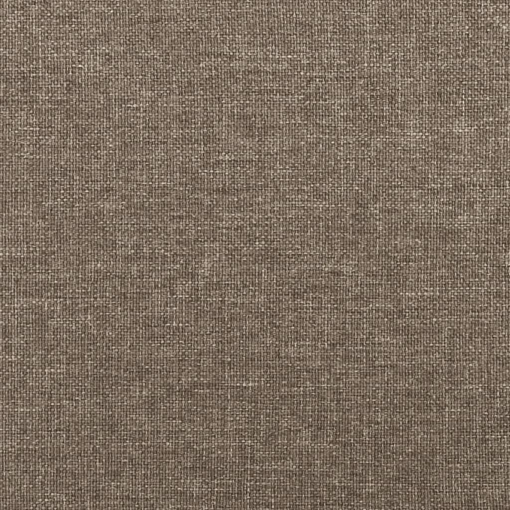 Estructura De Cama Con Cabecero De Tela Gris Taupe 120x200 Cm / Vetonek_4