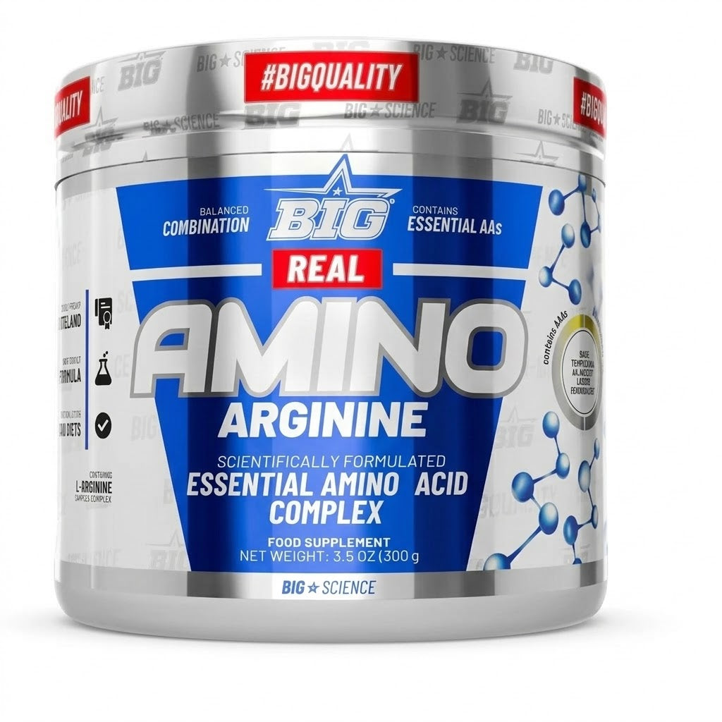 Real Amino Arginine - 300g - Sandia - Esenciales E Hidrolizados - Big_0