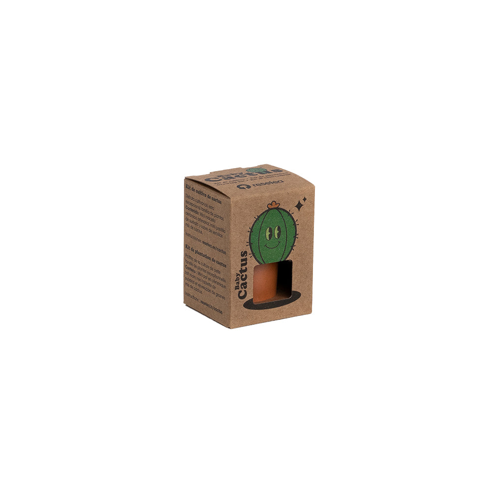 Baby Cactus | Kit De Cultivo De Cactus Con Maceta De Barro Artesanal_0