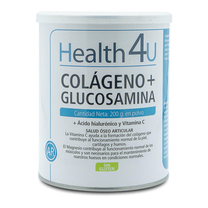 H4U Colágeno + glucosamina en polvo 200 g