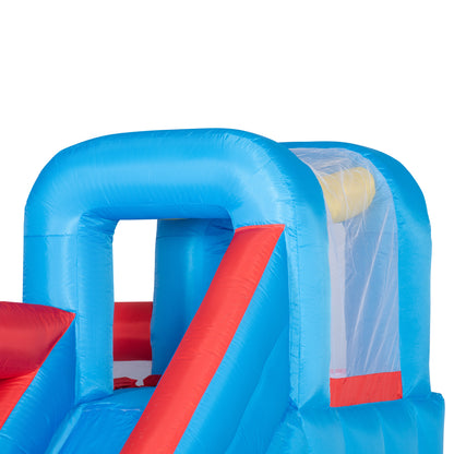 Outsunny Castillo Hinchable Con Tobogán Cama De Salto Y Piscina 333x280x210 Cm_4