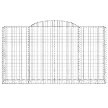 Cestas Gaviones 2 Uds Forma De Arco Hierro 300x50x160/180 Cm_3