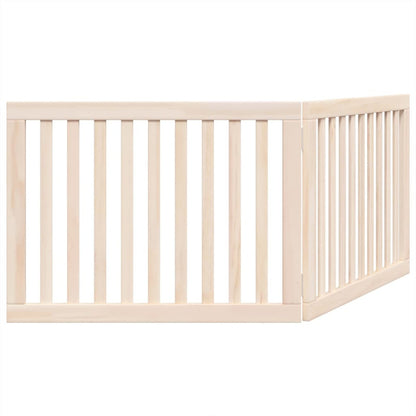 Vidaxl Puerta Para Perros Plegable De 2 Paneles, 160 Cm, Madera De Álamo_5