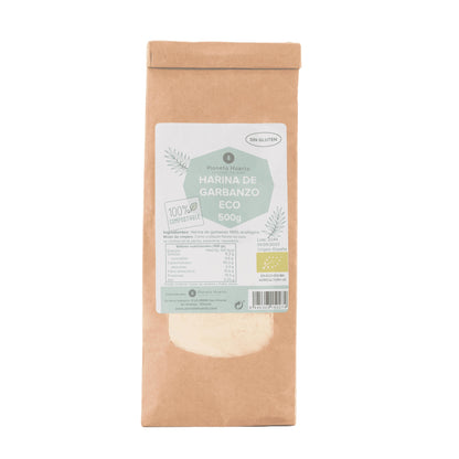 Harina de Garbanzos Sin Gluten ECO Planeta Huerto 500 g