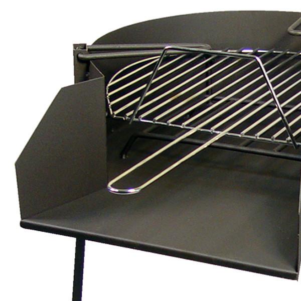 Barbacoa de carbón con Soporte para Paella Imex el Zorro 75x50