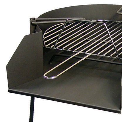 Barbacoa de carbón con Soporte para Paella Imex el Zorro 75x60