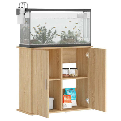 Vidaxl Soporte Para Acuario De Roble Sonoma 81x36x73 Cm De Madera De Ingeniería_3