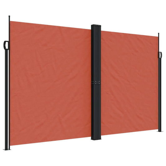 Vidaxl Toldo Lateral Retráctil Terracota 200x1000 Cm_0