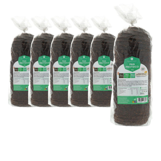 Pack 6x Pan proteico Planeta Huerto 1 kg
