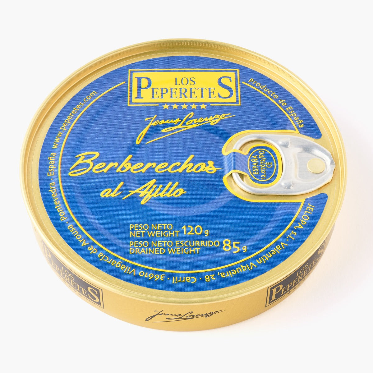 Pack 6x Berberechos al Ajillo Los peperetes 120 g