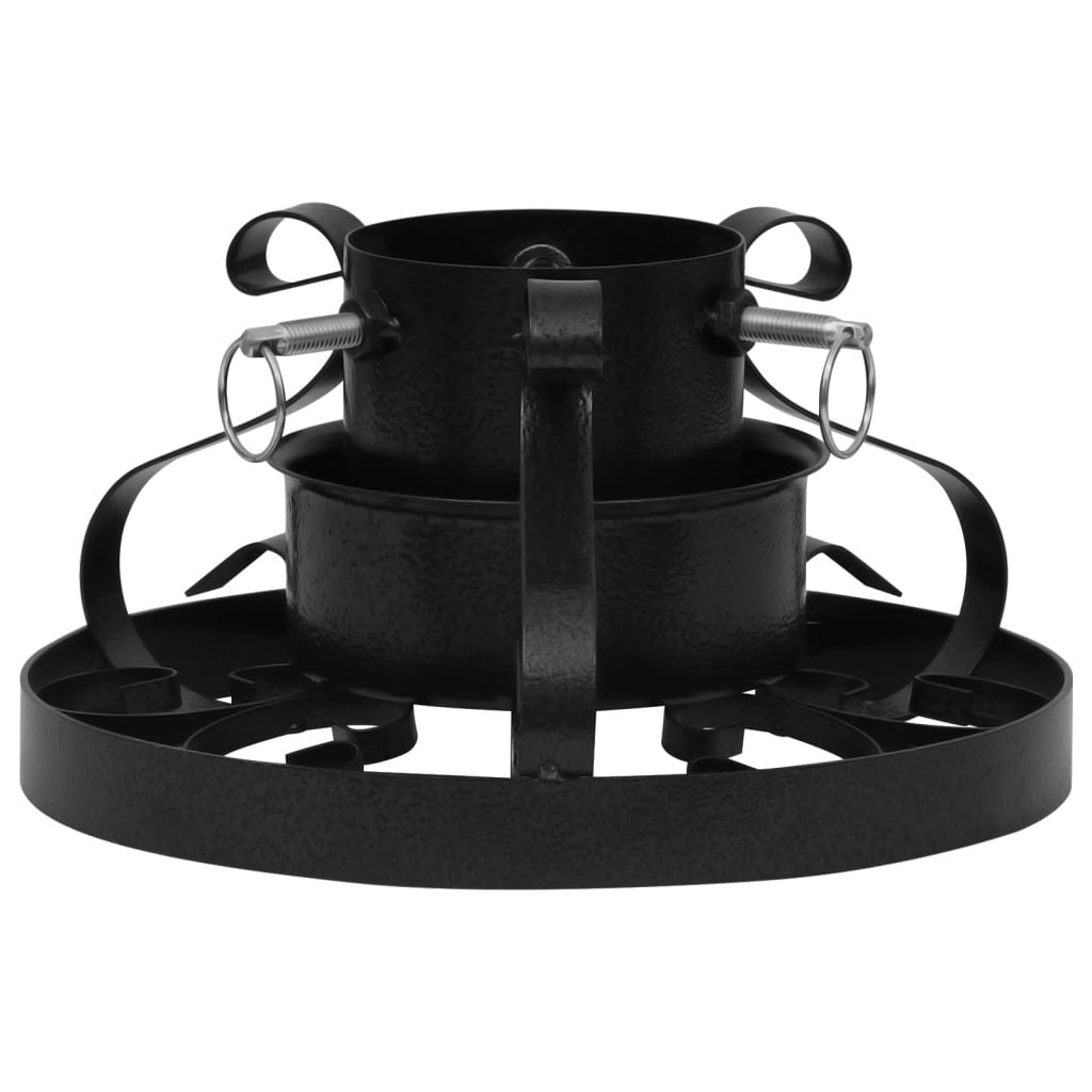 Vidaxl Soporte Para Árbol De Navidad Negro 29x29x15,5 Cm_0