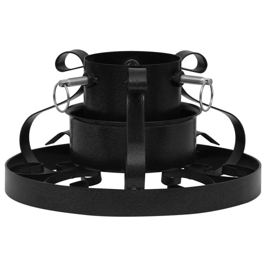 Vidaxl Soporte Para Árbol De Navidad Negro 29x29x15,5 Cm_0