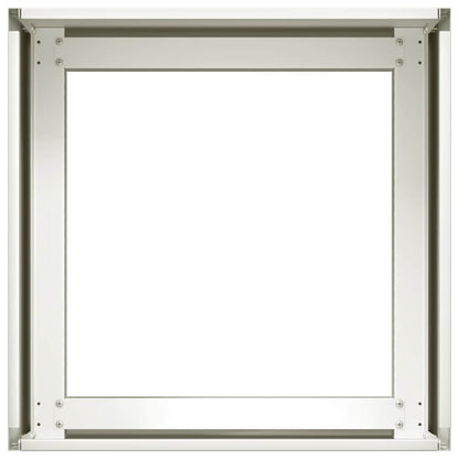 Jardinera Acero Blanco 40x40x30 Cm_4