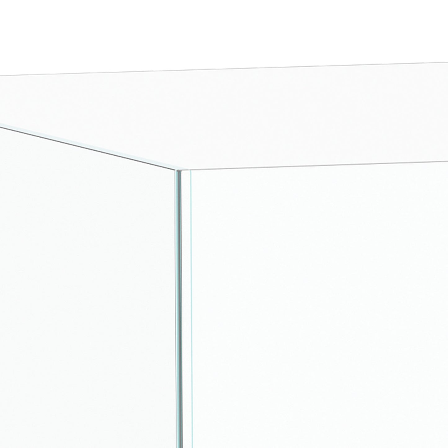 Pawhut Acuario De Pecera 51 L De Cristal Con Alfombrilla Protectora Transparente_3