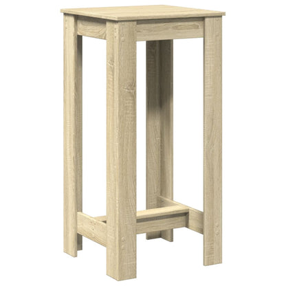 Mesa Alta De Bar Madera Ingeniería Roble Sonoma 51x50x103,5 Cm_0