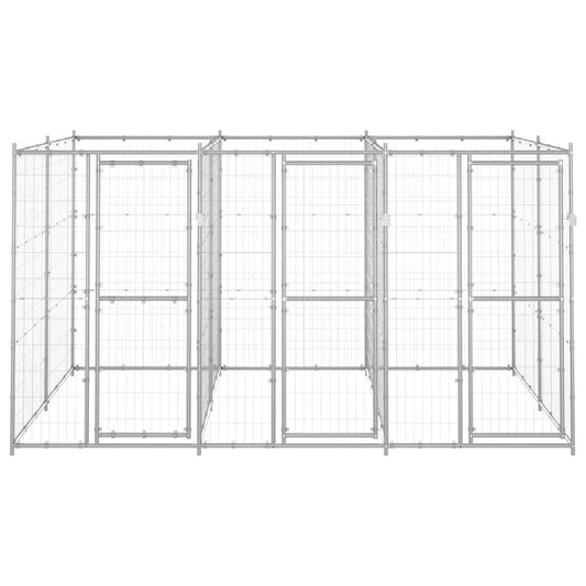 Perrera De Exterior De Acero Galvanizado 7,26 M²_0