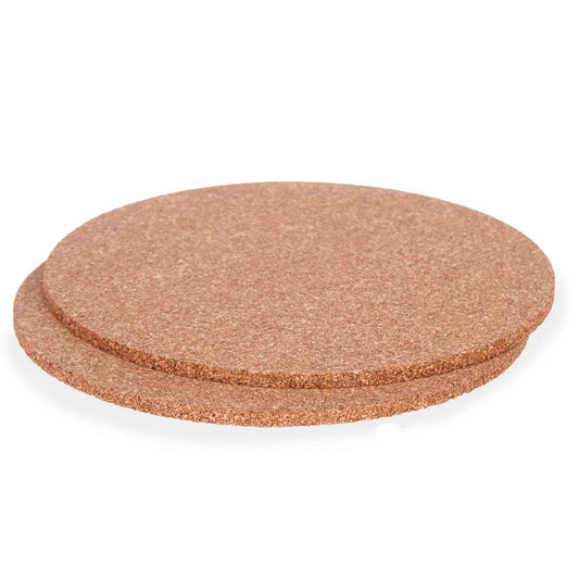 Set 2 Salvamantel Corcho Redondo 18 Cm Colección Kinvara_0