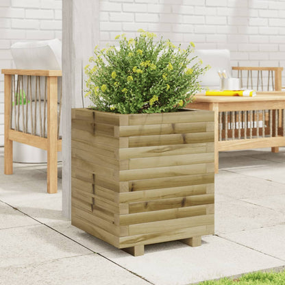 Jardinera Madera De Pino Impregnada 40x40x49,5 Cm_2