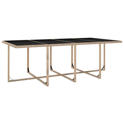 Vidaxl Set Comedor De Jardín 13 Piezas Y Cojines Ratán Sintético Beige_4