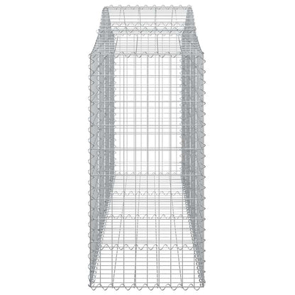 Cestas Gaviones 10 Uds Forma De Arco Hierro 200x50x120/140 Cm_4