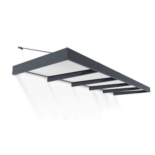 Marquesina para puerta Sophia XL 140x471 cm opal Canopia