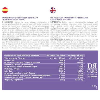 fibroDAO® 60 cápsulas con comprimidos gastrorresistentes