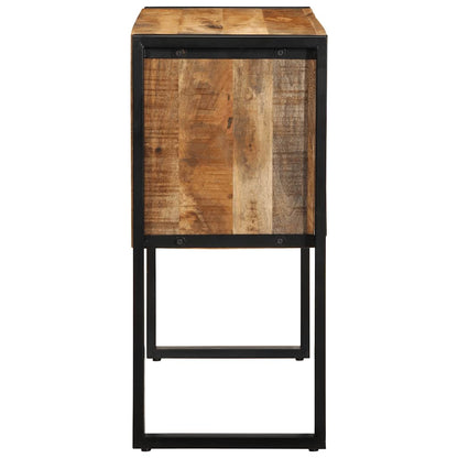 Mueble Consola Madera Maciza De Mango 90x35x75 Cm_4