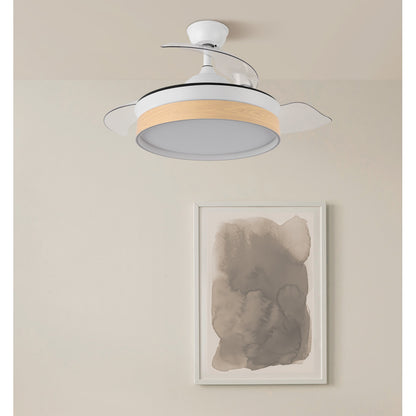 Ventilador Dc Iglu Blanc/hay 72w 6120lm 91d 3asp.desplegables 3000-4000-6000k Remoto, Temporizador, Memoria_2