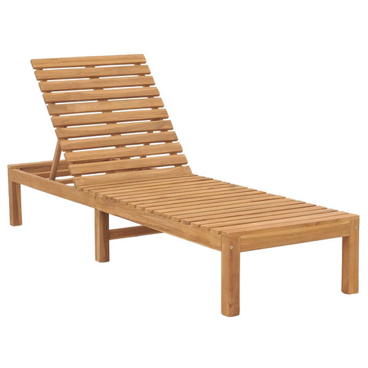 Tumbona De Madera Maciza De Teca_0