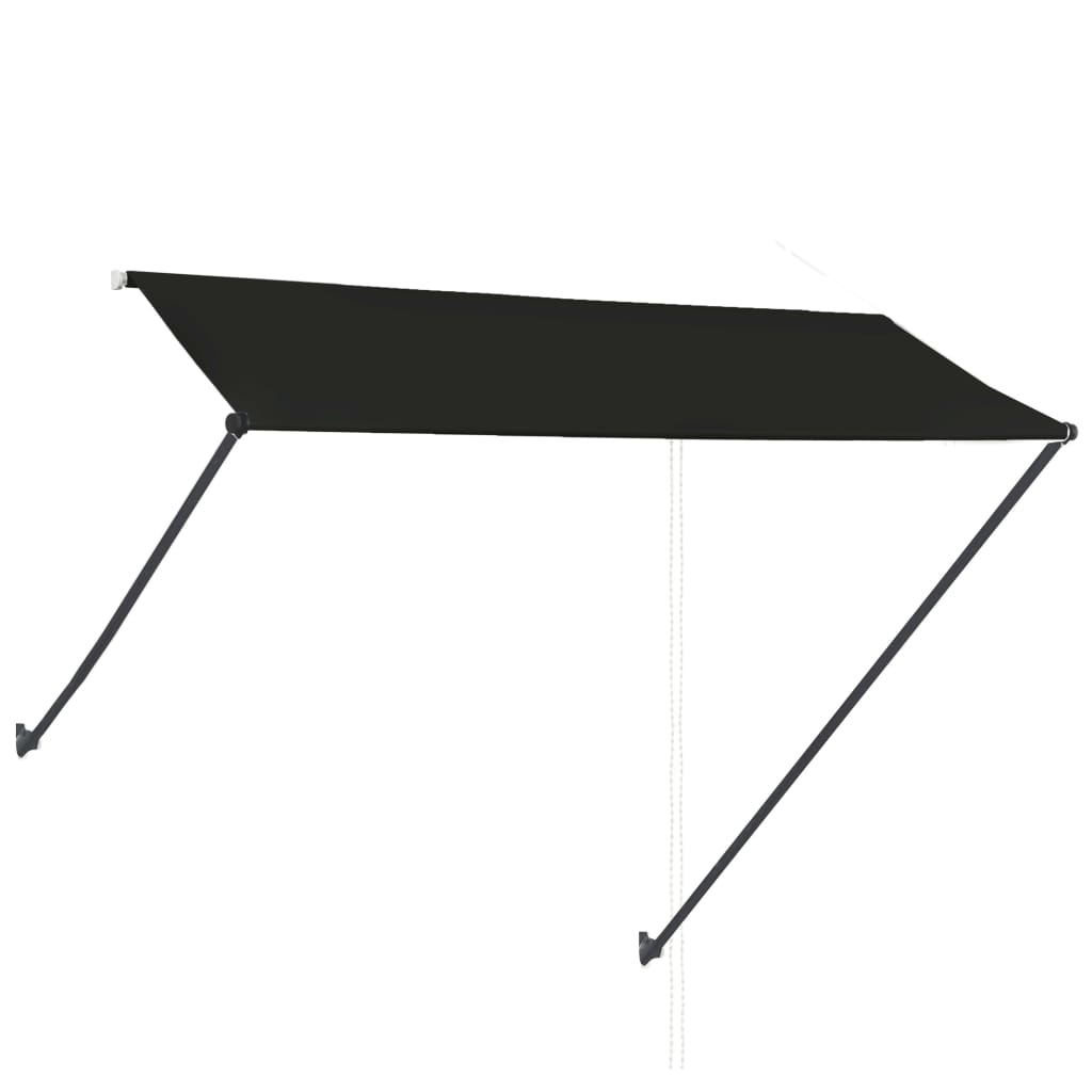 Toldo Retráctil Con Led Gris Antracita 300x150 Cm_3