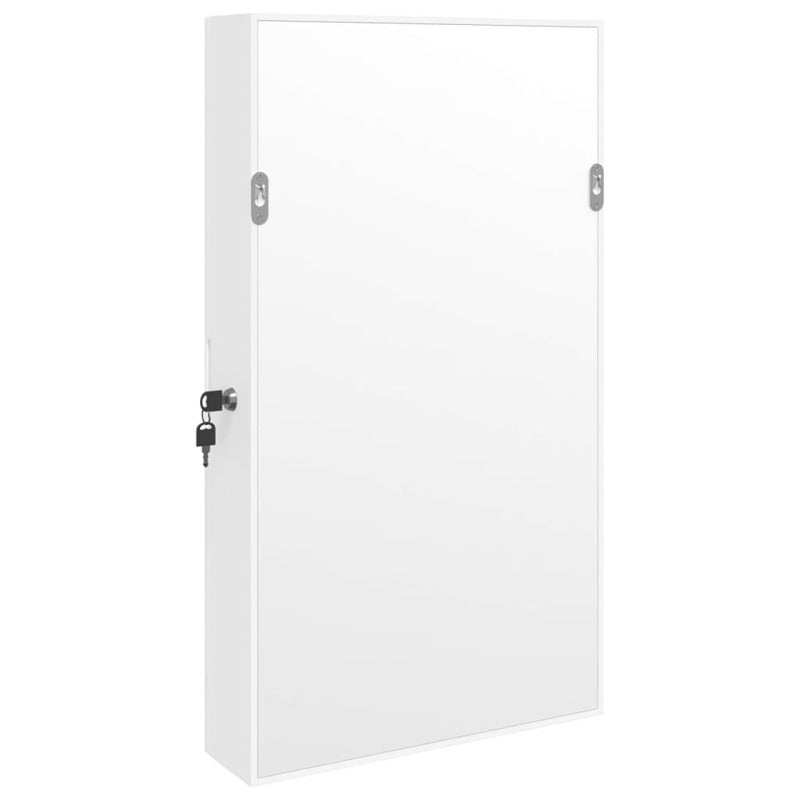 Vidaxl Espejo Con Joyero Y Luces Led Para Pared Blanco_5