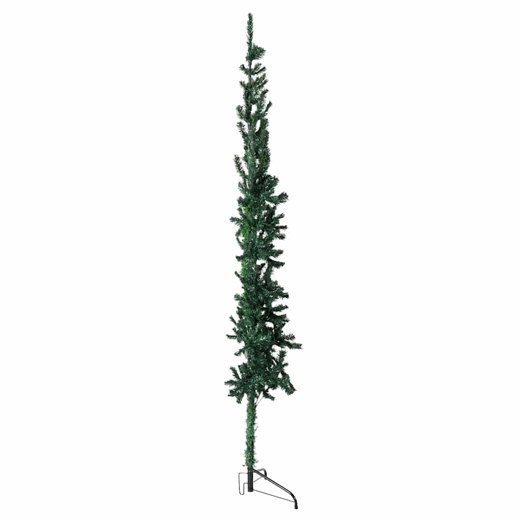 Vidaxl Medio Árbol De Navidad Artificial Con Soporte Verde 240 Cm_4