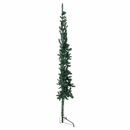 Vidaxl Medio Árbol De Navidad Artificial Con Soporte Verde 240 Cm_4