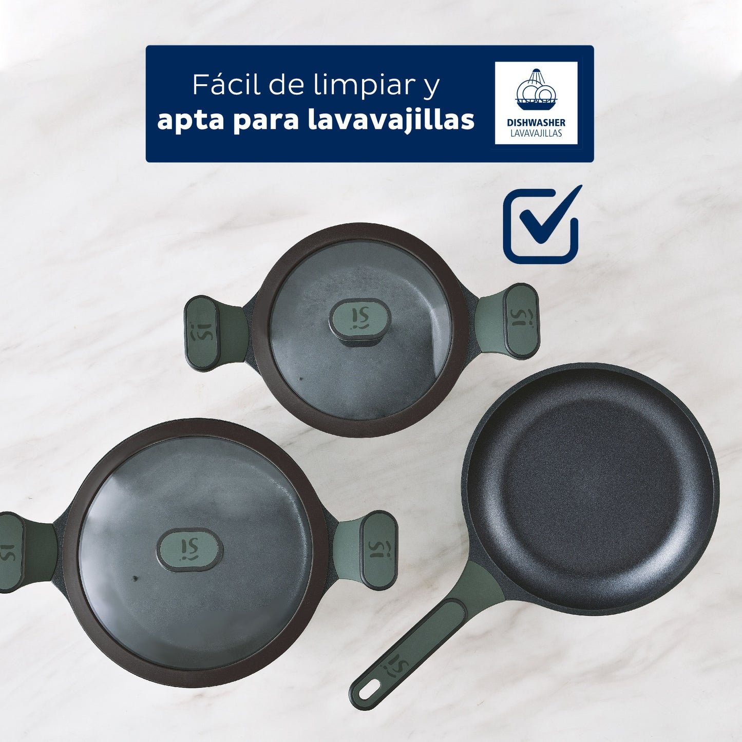 Set 5pcs Bateria De Cocina Aluminio Fundido Ind_4