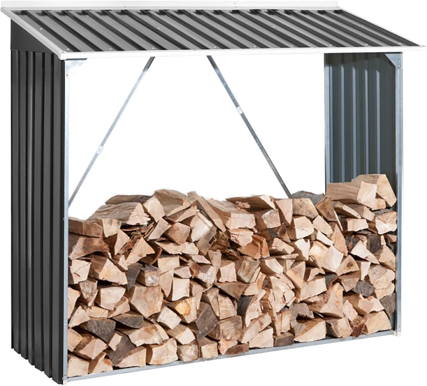 Duramax - Leñero Exterior 6x2  - Metal - Gris Antracita_0