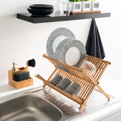 Well Home - Escurridor De Bambú Plegable_2