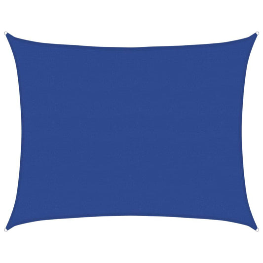 Vidaxl Toldo De Vela Rectangular Hdpe Azul 160 G/m² 6x7 M_0