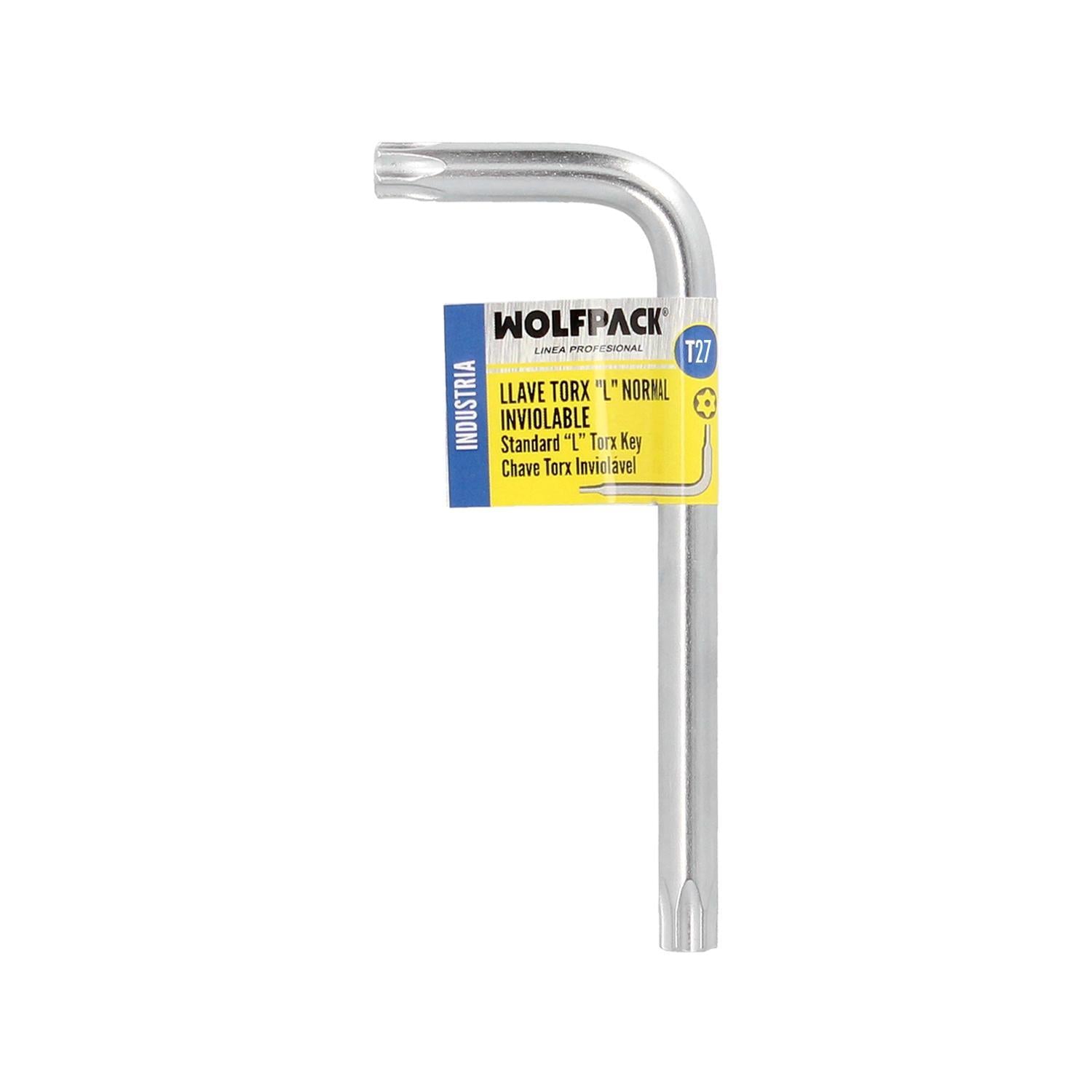 Llave Torx Inviolable Standar Acero Cromo Vanadio Profesional T27 Mm. Llave Estrella, Llave Allen Estrella_3