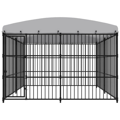 Vidaxl Perrera De Exterior Con Techo 300x300x210 Cm_1