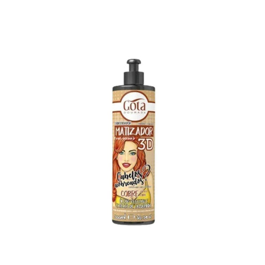 Gota Dourada Acondicionador Matizador 3d Cobre 120ml_0