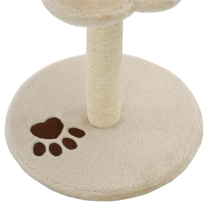 Vidaxl Rascador Para Gatos Con Poste De Sisal 40 Cm Beige Y Marrón_4