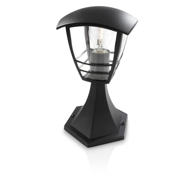 Aplique Exterior Sobremuro1x60w Negro Mod. Creek Philips_2