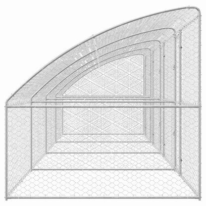 Refugio Para Perros 4 Pcs Plateado 8 X 2 X 2 M_4