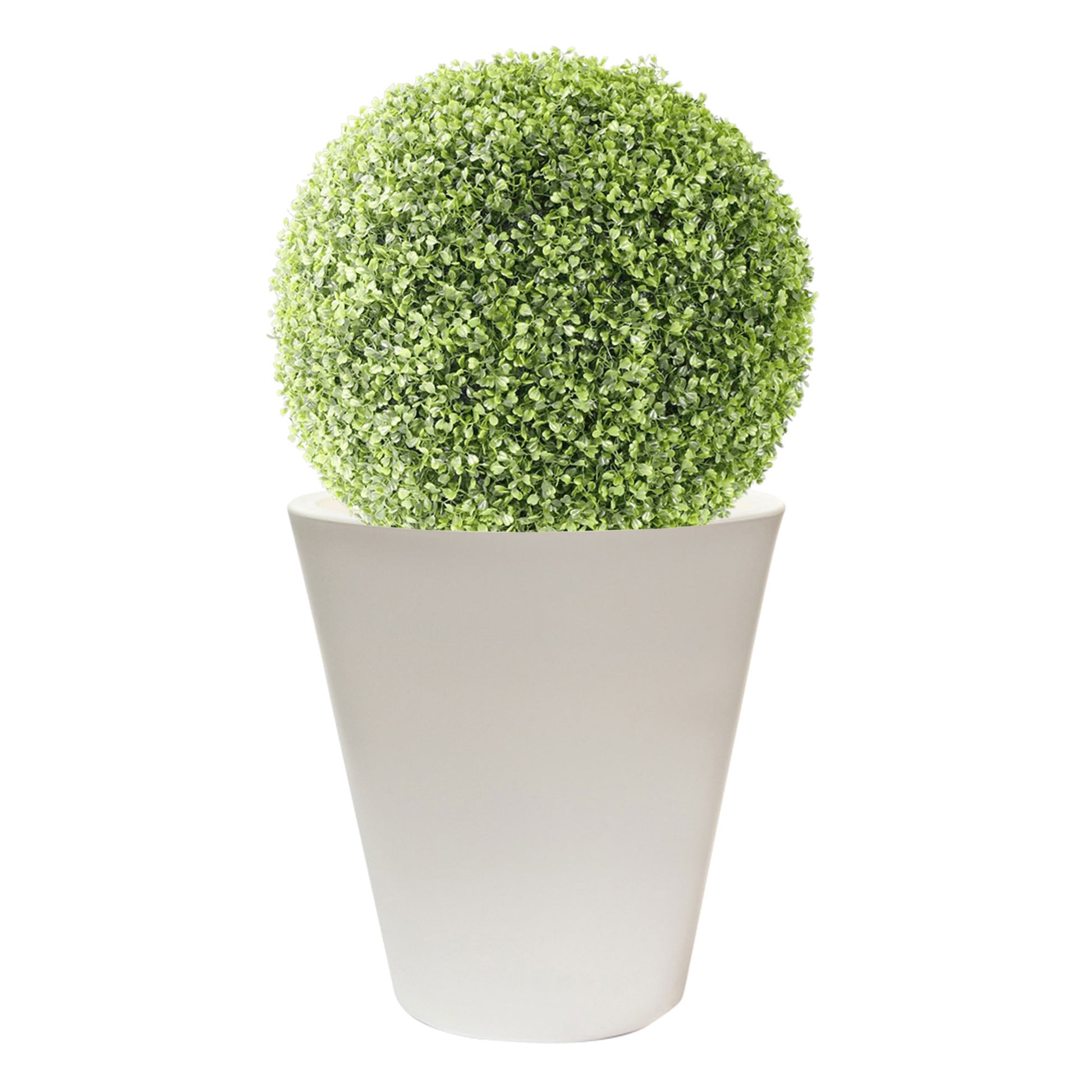 Macetero De Polietileno Blanco 50x50 Cm_2