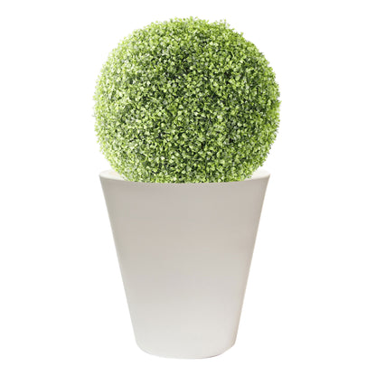 Macetero De Polietileno Blanco 50x50 Cm_2