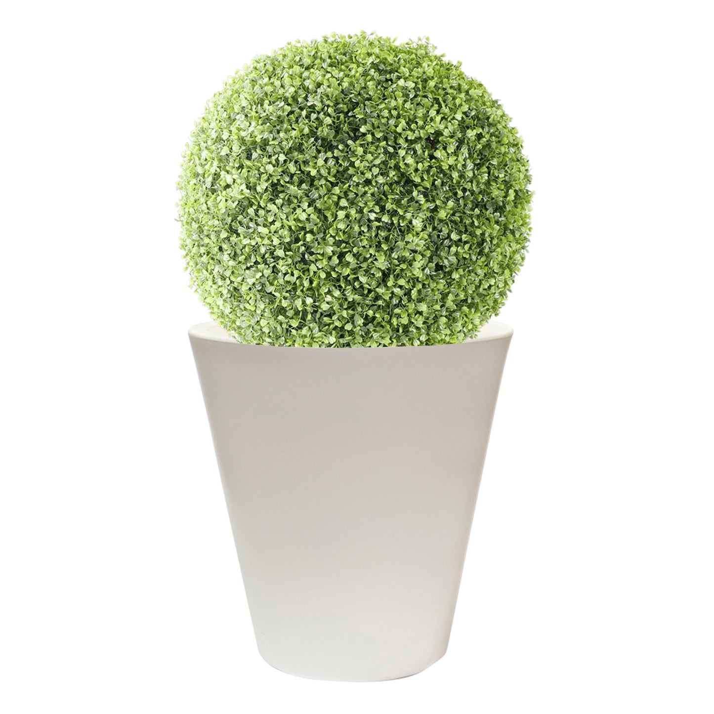 Macetero De Polietileno Blanco 40x40 Cm_2