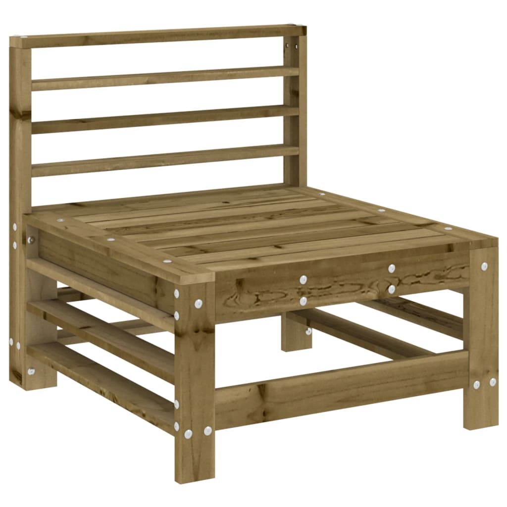 Vidaxl Juego De Muebles De Jardín 7 Pzas Madera De Pino Impregnada_3